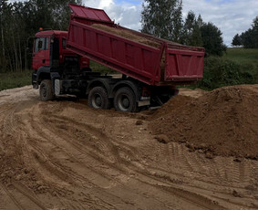 Žemės kasimas, lyginimas - Smėlį,zyra,juodžemį,grunta,zvirgzda,ivairia skalda,atsijas - 3