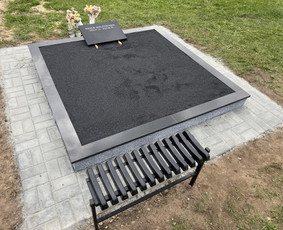 Kapo tvorelės - Kapaviečių įrengimas, dengimas plok&scaron;tėmis, paminklai - 4