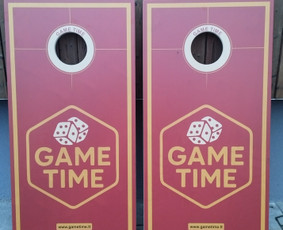 Lauko žaidimų nuoma - Profesionalios cornhole įrangos pardavimas ir nuoma - 1