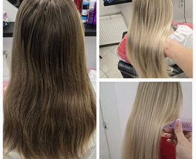 Plaukų tiesinimas - Plaukų dažymai įvairiomis technikomis, kirpimai, procedūros - 3