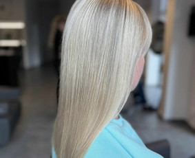 Plaukų tiesinimas - Plaukų dažymai įvairiomis technikomis, kirpimai, procedūros - 1