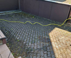 Srautinis valymas - Stogų, fasadų, trinkelių, tvorų plovimas - 2