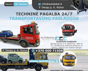 Techninė pagalba kelyje - Techninė pagalba kelyje, Tralo paslaugos Alytuje, Visą Parą! - 2