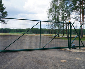 Medinės tvoros - Akcija Tvorų montavimas Akcija - 3