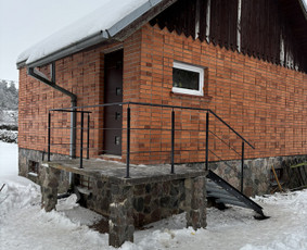 Laiptų turėklai - Aliuminio, juodo bei spalvoto metalo suvirinimas, gamyba - 3