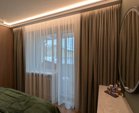 Užuolaidų / romanečių siuvimas, bėgelių montavimas. / MB Tekstela / Darbų pavyzdys ID 4299417
