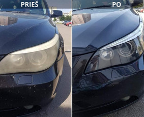 Kėbulo remontas - Žibintų poliravimas - 3