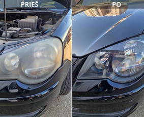 Kėbulo remontas - Žibintų poliravimas - 2