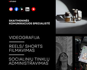 Komunikacijos specialistai - Video kūrimas, Reels filmavimas ir socialinių tinklų admin. - 1