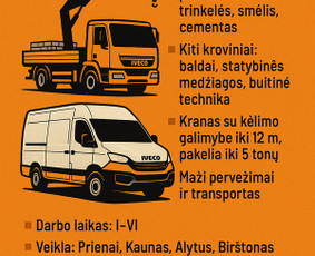 Kroviniu Pervezimas / MB P CARGO / Darbų pavyzdys ID 4299891
