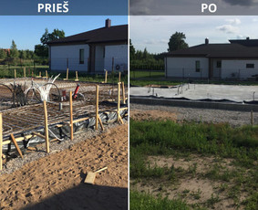 Pamatų liejimas, įrengimas - Plok&scaron;tuminiai pamatai - projektavimas, montavimas - 3