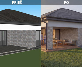 Eksterjero vizualizacijų kūrimas - Profesionalios 3D vizualizacijos - 3