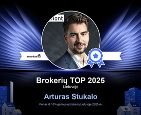 Nekilnojamo turto brokeriai - Nepermokėkite! Komisinis - tik 1%. - 1