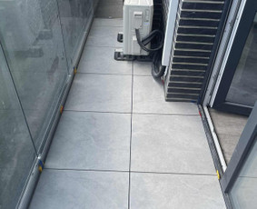 Medžio darbai, staliai - Terasinių plytelių montavimas - 4