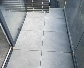 Medžio darbai, staliai - Terasinių plytelių montavimas - 3