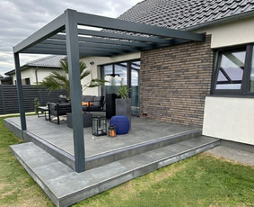 Medžio darbai, staliai - Terasinių plytelių montavimas - 2