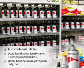 Automobilių dažymas - Automobilių dazai, bei korektoriai - 1