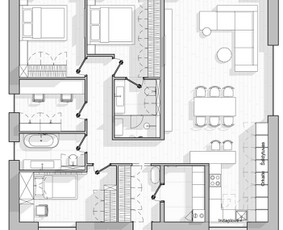 Interjero brėžiniai ir 3D dizainas / BLIU DESIGN / Darbų pavyzdys ID 4301649