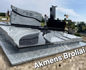 Akmens graviravimas - Paminklai. Uždangos. Antkapiai. Stalvir&scaron;iai. Laiptai. - 3