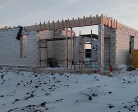 Pamatų liejimas, įrengimas - Pamatų įrengimas, indždinerinių tinklų montavimas, drono fot - 3