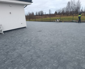 Aplinkos tvarkymas, apželdinimas - Trinkelių klojimas ir kiti darbai - 2