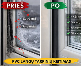 Vidaus apdailos darbai - Langų ir durų remontas &ndash; greitai ir patikimai - 4