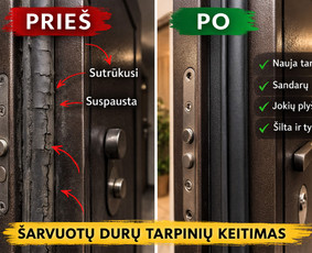 Langai, durys: gamyba, montavimas - Langų ir durų remontas &ndash; greitai ir patikimai - 4