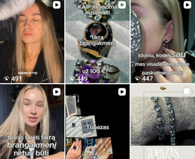 Socialinių tinklų administravimas/ reels kūrimas/mokymai / Lina Stankunaite / Darbų pavyzdys ID 4303839