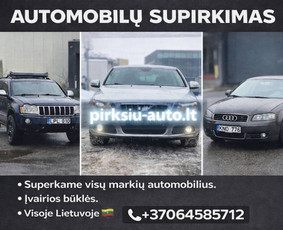 Automobilių supirkimas / MB MELGRETA / Darbų pavyzdys ID 4304109