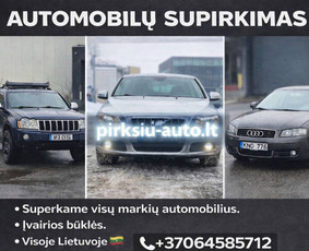 Automobilių supirkimas / MB MELGRETA / Darbų pavyzdys ID 4304113