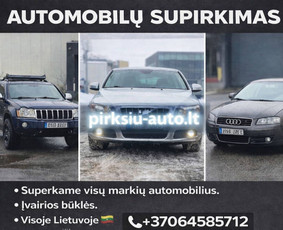Automobilių supirkimas / MB MELGRETA / Darbų pavyzdys ID 4304115