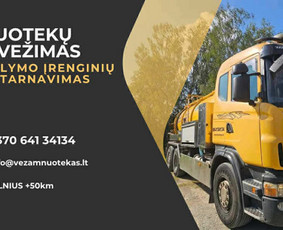 Nuotekų išvežimas, valymo įrenginių aptarnavimas / vezamnuotekas.lt / Darbų pavyzdys ID 4304565