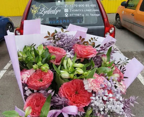 Floristika, pristatymas Tauragėje ir apskr. / MB Žydintys Linkėjimai / Darbų pavyzdys ID 4304603