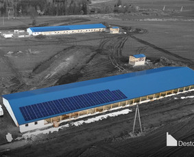 Vėjalenčių montavimas - &Scaron;laitinių stogų dengimas. Medinių santvarų montavimas - 1