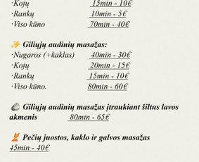 Klasikinis nugaros masažas - Mobilaus masažo paslauga Linos masažai - 3