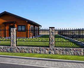 Akmeninių tvorų mūrijimas - Akmens darbai.lauko laiptai.akmenų klojimas - 3