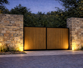 Akmeninių tvorų mūrijimas - Akmens darbai.lauko laiptai.akmenų klojimas - 1