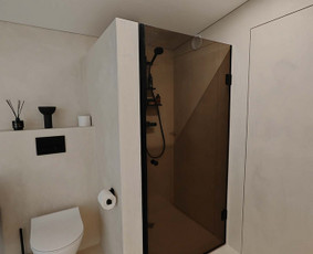 Interjeras, baldai - Stiklo gaminių, veidrodžių, du&scaron;o kabinų gamyba, montavimas - 4