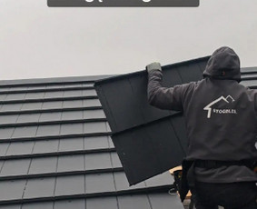 Statybos darbai - Stogu dengimas - 2