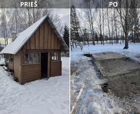 Griovimo darbai - Dimston &ndash; &scaron;iuk&scaron;lių i&scaron;vežimas, perkraustymas, griovimo ir per - 1