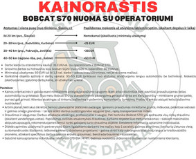 Žemės kasimas, lyginimas - Bobcat S70 paslaugos: griovimas + žemės darbai - 3