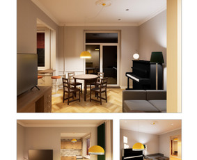Interjero dizainas, techniniai brėžiniai / akivaizdu.studio / Darbų pavyzdys ID 4307225