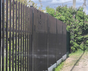 Segmentinės tvoros - Tvorų montavimas - 4