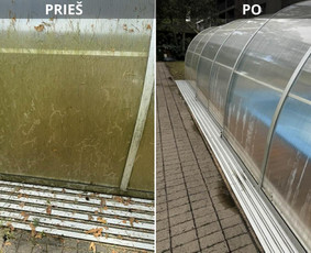 Softwash fasadu , Terasų , Trinkelių plovimas / Supervalymas / Darbų pavyzdys ID 4307837