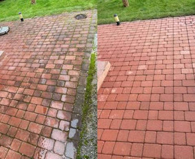 Softwash fasadu , Terasų , Trinkelių plovimas / Supervalymas / Darbų pavyzdys ID 4307891