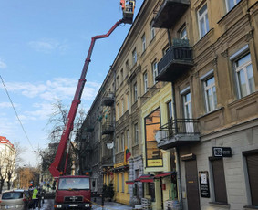 Stogų ir lietvamzdžių valymas - Auk&scaron;talipių paslaugos Vilniuje - 1
