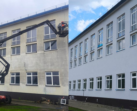 Srautinis valymas - Stogų, trinkelių, fasadų plovimas, dažymas - 1