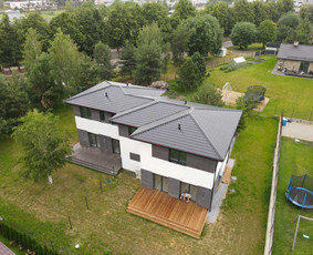 Statybos, apdaila - Pamatų, mūro darbai. Stogo, fasado, klinkerio įrengimas. - 2