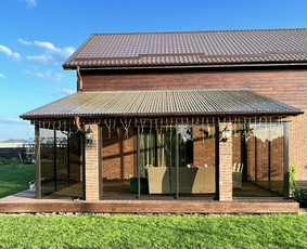 Statybos, apdaila - Terasų stiklinimas/terasų stoginių stiklinimas - 2