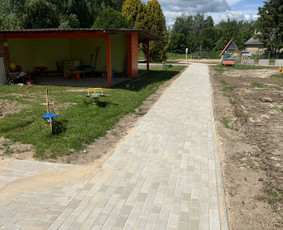 Visų tipų trinkelių klojimas, lietaus nevedimas. / Trinkeliu meistrai / Darbų pavyzdys ID 4308933